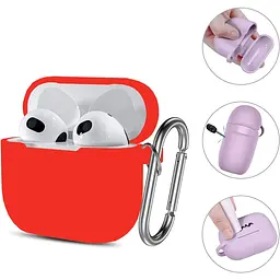 Чохол BeCover Silicon для Apple AirPods (3nd Gen) Red (707186) - мініатюра 3