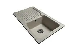 Кухонна мийка гранітна Miraggio Orlean sand 861x496x210 00209104, Sand - мініатюра 2