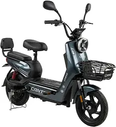 Електроскутер Двомісний Corso Conto (500W; 48V/20Ah) Сірий