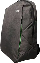 Рюкзак для ноутбука Acer URBAN 15.6" GREY/GREEN (GP.BAG11.034) - мініатюра 2