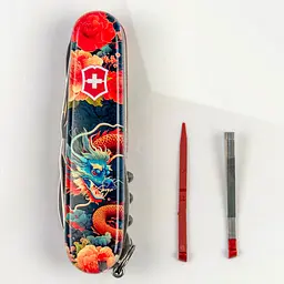 Ніж Victorinox Huntsman Zodiac 91мм 15функ Китайський дракон - мініатюра 4