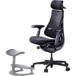 Офісне крісло LiberNovo Omni Midnight Black 48 см (CP-GW-0000015-00-01) - мініатюра 7