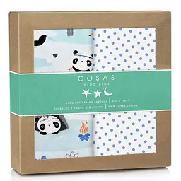 Багаторазові пелюшки дитячі PANDA CS1 2шт COSAS (4822052037744)