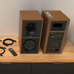 Повна активна мультимедійна акустика Klipsch The Sevens Walnut - мініатюра 9
