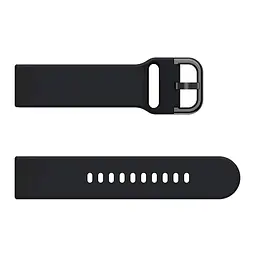 Ремінець BeWatch для Mobvoi TicWatch Pro 3/Huawei Watch GT 2 46мм/GT 2 Pro силіконовий 22мм Чорний (1022301) - мініатюра 3