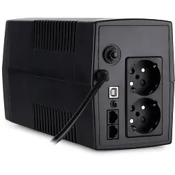 Пристрій безперебійного живлення Vinga LED 800VA plastic case with USB (VPE-800PU) - мініатюра 5