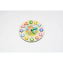 Сортер PuzzleOK Годинник Puz-22934 для дівчаток дерев'яний - мініатюра 2