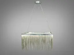 Люстра стельова LED Diasha LSD-600F-HR, 40W, 2200 лм, регульована висота 55-130 см, для коридору, спальні, кухні, офісу