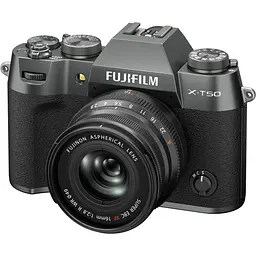Бездзеркальний фотоапарат Fujifilm X-T50 Body Charcoal Silver (16828375) UA [117359] - мініатюра 8
