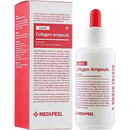 Сироватка для обличчя з колагеном та біфідобактеріями Medi-Peel Red Lacto Collagen Ampoule, 70 мл - мініатюра 2