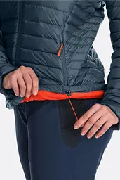 Пуховик жіночий Rab Microlight Jacket Womens 14 Темно-синій - мініатюра 3