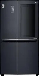 Холодильник SBS LG GC-Q247CBDC 179х74х91см 2 двері холодильне відділення 406 л морозильне відділення 220 л A+ NF Чорний мат. (GC-Q247CBDC)