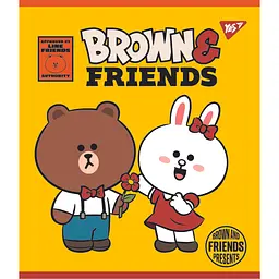 Набір зошитів Yes Line Friends А5 в лінійку 12 аркушів 10 шт. (766806) - мініатюра 4