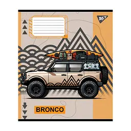 Зошит Yes Off road vehicle А5 60 аркушів лінія (767410), в асортименті - мініатюра 5