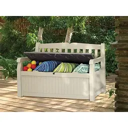 Лавка-ящик для зберігання Keter Eden Bench 265 л (17190198580) - мініатюра 3