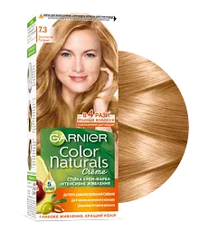 Фарба для волосся Garnier Color Naturals, відтінок 7.3 (Золотисто русявий), 112 мл (C6543100) - мініатюра 2