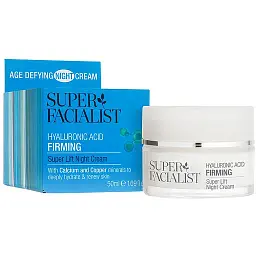 Super Facialist Крем нічний з гіалуроновою кислотою д/обличчя, 50мл - мініатюра 2