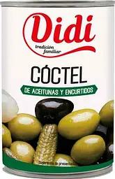 Оливки ассорти с косточками, огурцы, лук Didi 280 г (8426963936224)