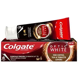 Зубна паста Colgate Optic White Чай, Кава, Табак 75 мл