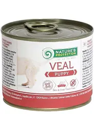 Вологий корм для цуценят Nature\'s Protection Puppy Veal з телятиною 200 г