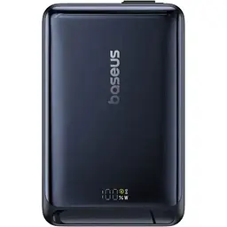 Зовнішній акумулятор Baseus Nomos Qi2 10000mAh 45W Black (P10078800123-00) [161321] - мініатюра 6