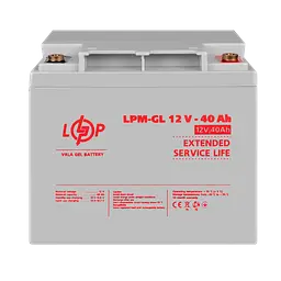 Акумулятор гелевий LPM-GL 12V - 40 Ah - мініатюра 2