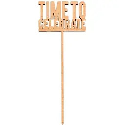 Заготовка топер Rosa Talent Time to celebrate фанера 5х12.9 см 5 шт