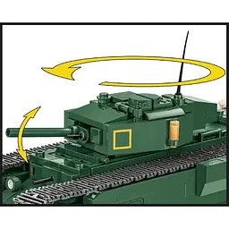 Конструктор Cobi Company of Heroes 3 Танк Черчилль M3, масштаб 1:35, 654 деталі (COBI-3046) - мініатюра 5
