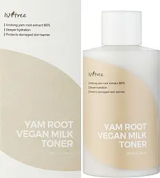Тонер зволожувальний з коренем дикого ямсу 200 мл Isntree Yam Root Vegan Milk Toner - мініатюра 2