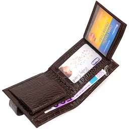 Чоловічий шкіряний гаманець Canpellini 11,5х9,7х2 см acs0025629 - мініатюра 5