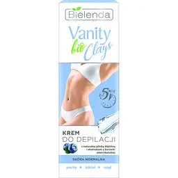 Крем для депіляції Bielenda Vanity Clays Bio з блакитною глиною 100 мл  - мініатюра 3