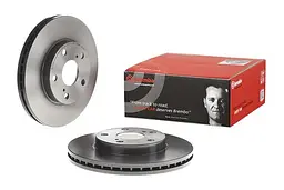 Диск гальмівний передній вентильований Toyota Auris, Corolla 06-18р Brembo (09.A865.11) - мініатюра 2