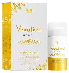 Рідкий вібратор Intt Vibration! Honey 15 мл - мініатюра 3