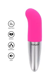 Міні-вібратор ToyJoy Viberette G-Spot 12 см (фуксія) - мініатюра 5