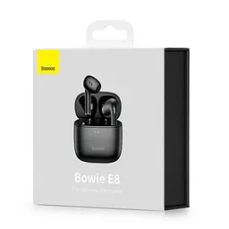 Бездротові навушники Baseus True Wireless Earphones Bowie E8, IPX5, BT5.3, DCLL, 40mAh, 350mAh, 5h, Black NGE8-01 - мініатюра 4