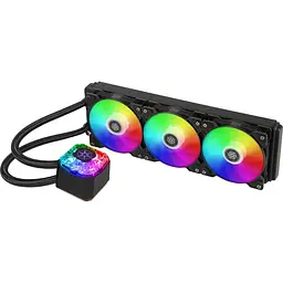 SilverStone Система рідинного охолодження IceGem 360P ARGB,115x,1366,1200,2011,2066,TRX4,TR4,AM4,AM3(+),AM2(+),FM2(1), 2x120мм