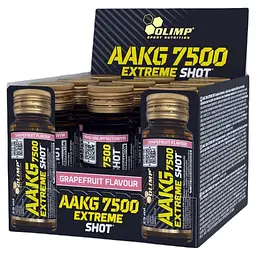 Аргінін альфа-кетоглутарат Olimp Sport Nutrition AAKG 7500 Extreme Shot, 9x25 мл - Грейпфрут