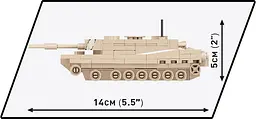 Конструктор COBI танк ЗСУ Abrams 3106 - мініатюра 4