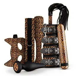 Набір аксесуарів BDSM Panthra Gato 8-piece set - мініатюра 2