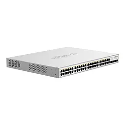 PoE-комутатор 52-портовий керований Wi-Tek WI-PCES352GF гігабітний 48x1000Mbps PoE+, 4xSFP, 370W, Cloud, ONVIF (73-00256) - мініатюра 3
