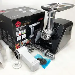 М'ясорубка DOMOTEC MS-2024 (3000 Вт, томати, терки / шатківниці) - мініатюра 4