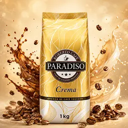 Кава в зернах Paradiso Crema 1 кг для кавомашини - мініатюра 2