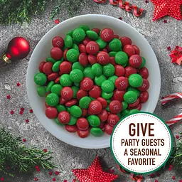 Драже M&M's Milk Chocolate Holiday Blend Red & Green Christmas Candy 1077.3 г - мініатюра 4