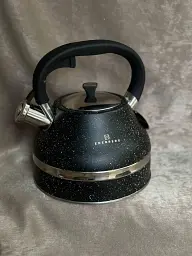 Чайник Edenberg EB-8856 зі свистком 3 л чорний - мініатюра 2