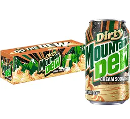 Газований напій Mountain Dew Dirty Cream Soda Zero Sugar 355 мл - мініатюра 5