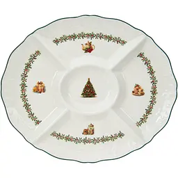 Блюдо для закусок Lefard Santa's Gift 32 см (989-008)