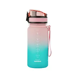 Пляшка для води UZSPACE 3034(Pink-Blue) 350 мл, рожево-блакитна - мініатюра 2