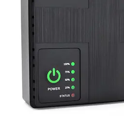 UPS ДБЖ ДБЖ для роутера/термінала EPON GPON/POE Voltronic DC1018P 5V/9V/12V Black - мініатюра 4