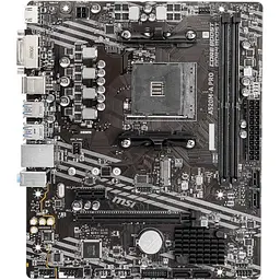 Материнська плата MSI A520M-A Pro (A520M-A PRO) (Socket AM4, AMD A520, Micro-ATX) - мініатюра 1