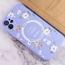 Чохол Epik TPU+PC Secret Garden with MagSafe для Apple iPhone 12 6.1 Lilac - мініатюра 4
